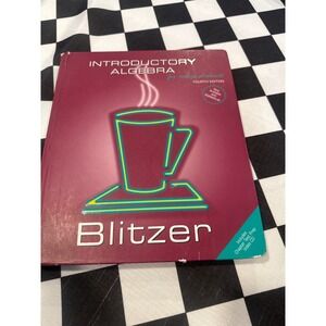 Introductory Algebra for College Student 4th Edition Blitzer Pearson Textbook CD